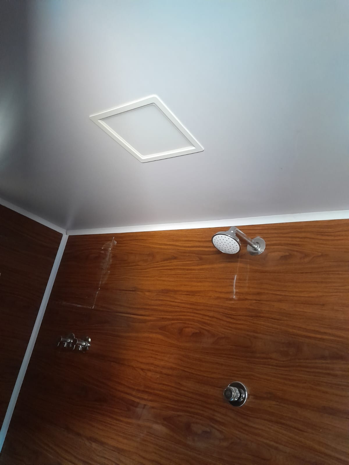 Container home in mountain setting